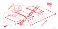 SUN SHADE COMPONENTS  for Honda JAZZ 1.4 ESL 5 Doors full automatic 2012