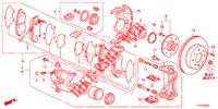 FRONT BRAKE  for Honda JAZZ 1.4 ESLT 5 Doors 5 speed manual 2012