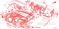 INSTRUMENT PANEL UPPER (LH) for Honda JAZZ 1.4 ESLT 5 Doors 5 speed manual 2012