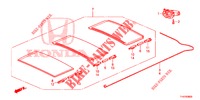 SUN SHADE COMPONENTS  for Honda JAZZ 1.4 ESLT 5 Doors 5 speed manual 2012