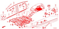 MOLDING/PROTECTOR  for Honda JAZZ 1.4 ESLT 5 Doors full automatic 2012