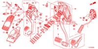 PEDAL (LH) for Honda JAZZ 1.4 ESLT 5 Doors full automatic 2012