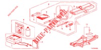 TOOL/JACK  for Honda JAZZ 1.4 LS 5 Doors 5 speed manual 2012