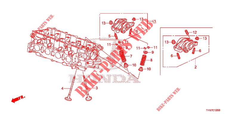 VALVE/ROCKER ARM  for Honda JAZZ 1.4 LS 5 Doors 5 speed manual 2012