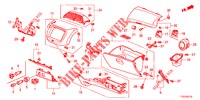 INSTRUMENT GARNISH (COTE DE PASSAGER) (LH) for Honda JAZZ 1.4 LS 5 Doors full automatic 2012