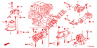 ENGINE MOUNT (MT) for Honda JAZZ 1.4 LSH 5 Doors 5 speed manual 2012