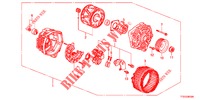 ALTERNATOR (MITSUBISHI) for Honda JAZZ 1.4 LSLP 5 Doors 5 speed manual 2012