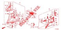 REAR SIDE LINING (2D)  for Honda JAZZ 1.4 LSLP 5 Doors 5 speed manual 2012
