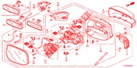 MIRROR/SUNVISOR (VIRAGE AUTOMATIQUE) for Honda JAZZ 1.4 ELEGANCE 5 Doors 5 speed manual 2012