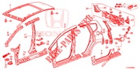 OUTER PANELS/REAR PANEL  for Honda JAZZ 1.2 ELEGANCE LSH 5 Doors 5 speed manual 2013