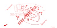 TAILGATE LINING/ REAR PANEL LINING (2D)  for Honda JAZZ 1.2 ELEGANCE LSH 5 Doors 5 speed manual 2013