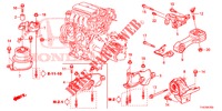 ENGINE MOUNT (MT) for Honda JAZZ 1.2 LSI 5 Doors 5 speed manual 2013