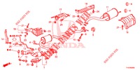 EXHAUST PIPE/SILENCER (PGM FI)  for Honda JAZZ 1.2 LSI 5 Doors 5 speed manual 2013