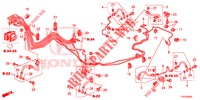 BRAKE PIPE/HOSE (LH) (VSA) for Honda JAZZ 1.4 LUXURY ES 5 Doors 5 speed manual 2013