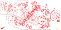 FRONT BRAKE  for Honda JAZZ 1.4 LUXURY ES 5 Doors 5 speed manual 2013