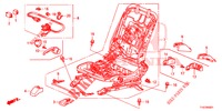 FRONT SEAT COMPONENTS (D.) (2) for Honda JAZZ 1.4 LUXURY ES 5 Doors 5 speed manual 2013