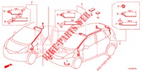 WIRE HARNESS (LH) (6) for Honda JAZZ 1.4 LUXURY ES 5 Doors 5 speed manual 2013