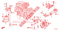 ENGINE MOUNT (CVT) for Honda JAZZ 1.4 LUXURY 5 Doors full automatic 2013