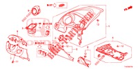 INSTRUMENT GARNISH (COTE DE CONDUCTEUR) (LH) for Honda JAZZ 1.4 LUXURY ESH 5 Doors full automatic 2013