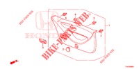 TAILGATE LINING/ REAR PANEL LINING (2D)  for Honda JAZZ 1.4 LUXURY ESH 5 Doors full automatic 2013