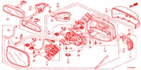 MIRROR/SUNVISOR (VIRAGE AUTOMATIQUE) for Honda JAZZ 1.4 ESL 5 Doors full automatic 2013