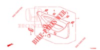 TAILGATE LINING/ REAR PANEL LINING (2D)  for Honda JAZZ 1.4 ESL 5 Doors full automatic 2013