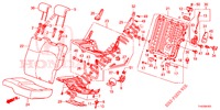 REAR SEAT/SEATBELT (G.) (1) for Honda JAZZ 1.4 LSH 5 Doors 5 speed manual 2013