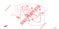 TAILGATE LINING/ REAR PANEL LINING (2D)  for Honda JAZZ 1.4 LSH 5 Doors 5 speed manual 2013