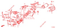 EXHAUST PIPE/SILENCER (PGM FI)  for Honda JAZZ 1.4 LSH 5 Doors full automatic 2013