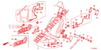 FRONT SEAT/SEATBELTS (D.) (1) for Honda JAZZ 1.4 LSH 5 Doors full automatic 2013