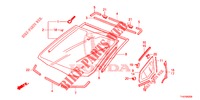 FRONT WINDSHIELD/ REAR WINDSHIELD  for Honda JAZZ 1.4 LSH 5 Doors full automatic 2013