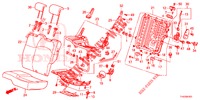 REAR SEAT/SEATBELT (G.) (1) for Honda JAZZ 1.4 LSH 5 Doors full automatic 2013