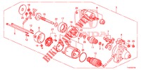 STARTER MOTOR COMPONENT (DENSO) for Honda JAZZ 1.4 LSPH 5 Doors full automatic 2013