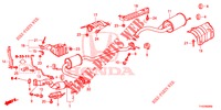 EXHAUST PIPE/SILENCER (PGM FI)  for Honda JAZZ 1.4 ELEGANCE 5 Doors 5 speed manual 2013