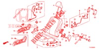 FRONT SEAT/SEATBELTS (D.) (1) for Honda JAZZ 1.4 ELEGANCE 5 Doors 5 speed manual 2013