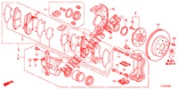 FRONT BRAKE  for Honda JAZZ 1.4 SI 5 Doors 5 speed manual 2013