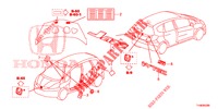 EMBLEM/CAUTION LABEL  for Honda JAZZ 1.4 LS 5 Doors 5 speed manual 2014