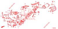 EXHAUST PIPE/SILENCER (PGM FI)  for Honda JAZZ 1.4 LS 5 Doors 5 speed manual 2014