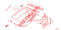 FRONT WINDSHIELD/ REAR WINDSHIELD  for Honda JAZZ 1.4 LS 5 Doors 5 speed manual 2014