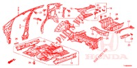 FLOOR/INNER PANELS  for Honda JAZZ 1.2 LSI 5 Doors 5 speed manual 2014