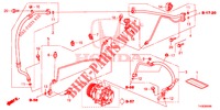 AIR CONDITIONER (FLEXIBLES/TUYAUX) (LH) for Honda JAZZ 1.4 LUXURY 5 Doors 5 speed manual 2014