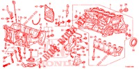 CYLINDER BLOCK/OIL PAN (1.2L/1.3L/1.4L) for Honda JAZZ 1.4 LUXURY 5 Doors 5 speed manual 2014
