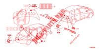 EMBLEM/CAUTION LABEL  for Honda JAZZ 1.4 LUXURY 5 Doors 5 speed manual 2014