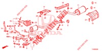 EXHAUST PIPE/SILENCER (PGM FI)  for Honda JAZZ 1.4 LUXURY 5 Doors 5 speed manual 2014