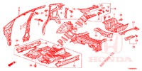FLOOR/INNER PANELS  for Honda JAZZ 1.4 LUXURY 5 Doors 5 speed manual 2014