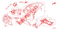 INSTRUMENT GARNISH (COTE DE CONDUCTEUR) (LH) for Honda JAZZ 1.4 LUXURY 5 Doors 5 speed manual 2014