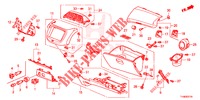 INSTRUMENT GARNISH (COTE DE PASSAGER) (LH) for Honda JAZZ 1.4 LUXURY 5 Doors 5 speed manual 2014