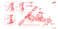 KEY CYLINDER COMPONENTS  for Honda JAZZ 1.4 LUXURY 5 Doors 5 speed manual 2014