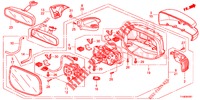 MIRROR/SUNVISOR (VIRAGE AUTOMATIQUE) for Honda JAZZ 1.4 LUXURY 5 Doors 5 speed manual 2014