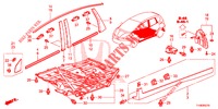MOLDING/PROTECTOR  for Honda JAZZ 1.4 LUXURY 5 Doors 5 speed manual 2014